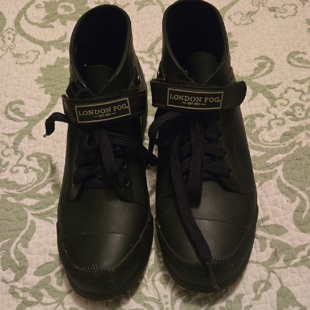 London Fog Black Waterproof Boots